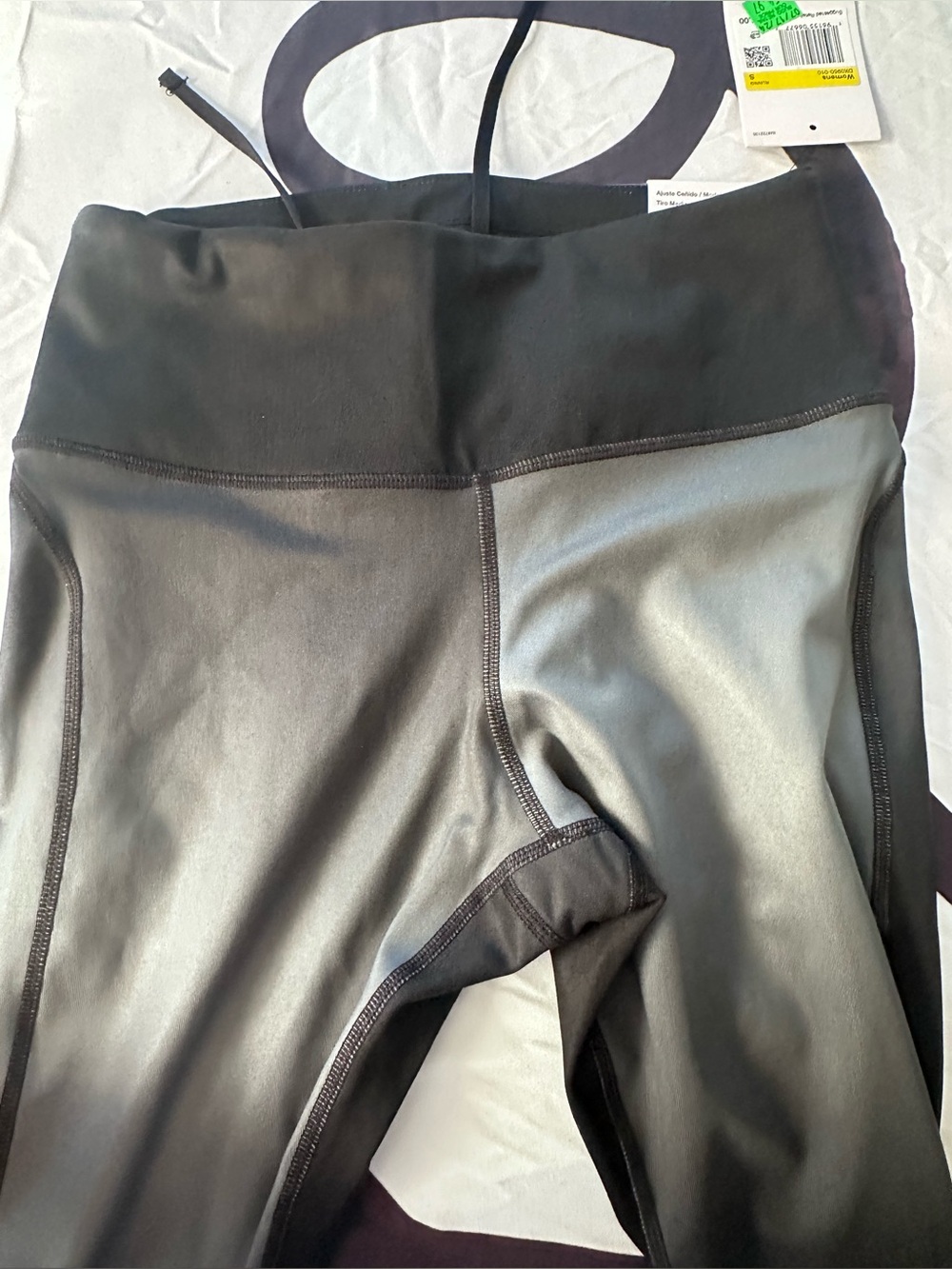 Nike Black Shine Workout Leggings